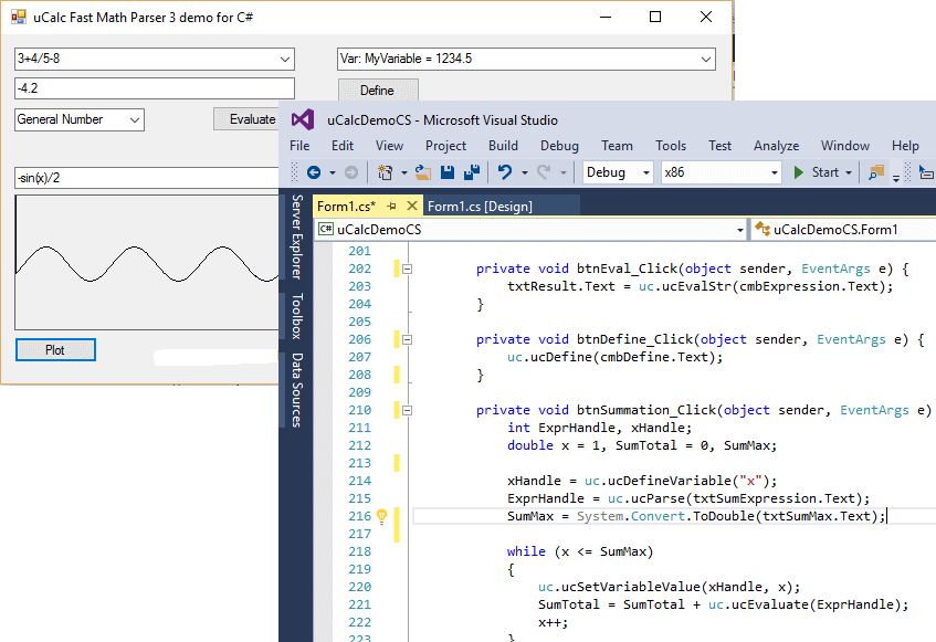 uCalc Fast Math Parser pic