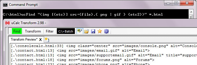 ucFind Example